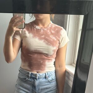 tie dye crop top